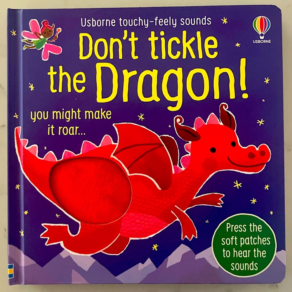 Don't Tickle the Dragon (DON'T TICKLE Touchy Feely Sound Books) NWOT